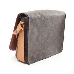 Louis Vuitton leather bag Brown Monogram canvas Cartesiere shoulder